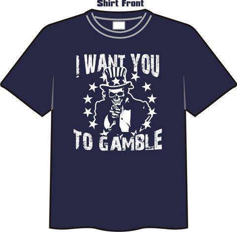 Poker Cross T-Shirt by High Roller Clothing